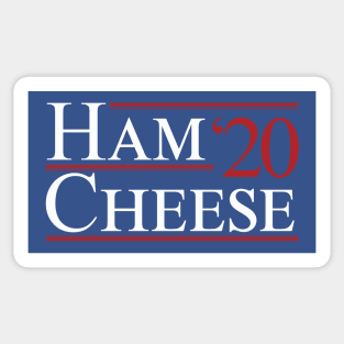 Ham and Cheese 2020 Political Campaign Parody Foodies Sticker